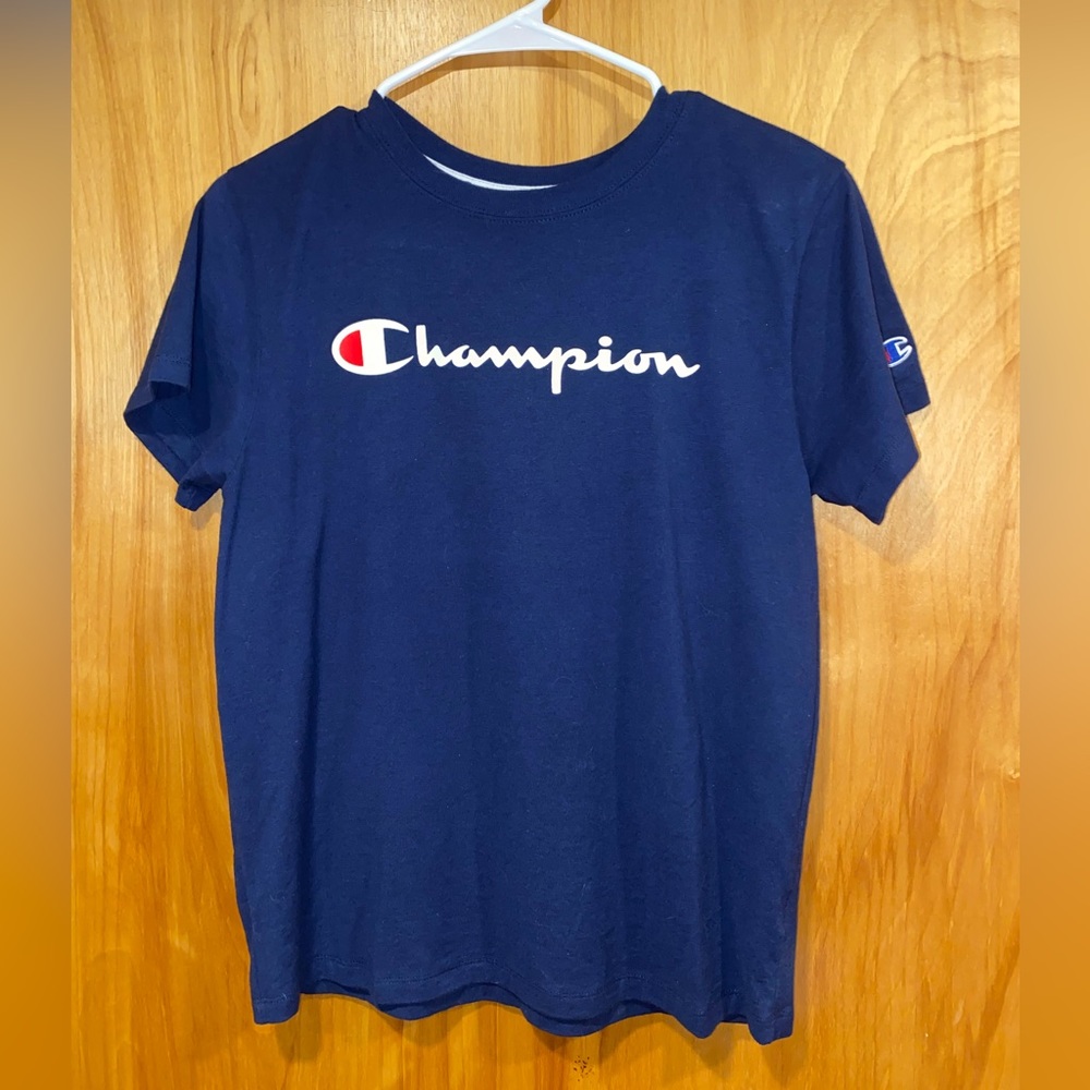 Dark Blue Champion T-Shirt Size M